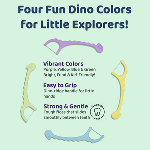 Palitos de Fio Dental para Crianças com Tema de Animais do Zoológico, Diferentes Tipos de Fio Dental para Cuidado Oral Divertido - Product Image 2