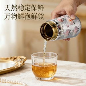 Titanium Coated Mini Insulated Water <b>Bottle</b> For Women Portable Pocket Cup Gift Cup Spring 2026 - Product Image 3
