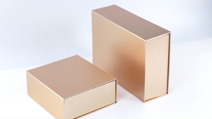 Custom Logo Foldable Gift Box with Magnet - Luxury & Recycled Materials