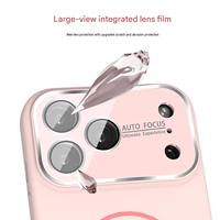 360 °   Étui de protection intégrale en silicone liquide pour téléphone Samsung avec lentille grand angle et impression sur écran