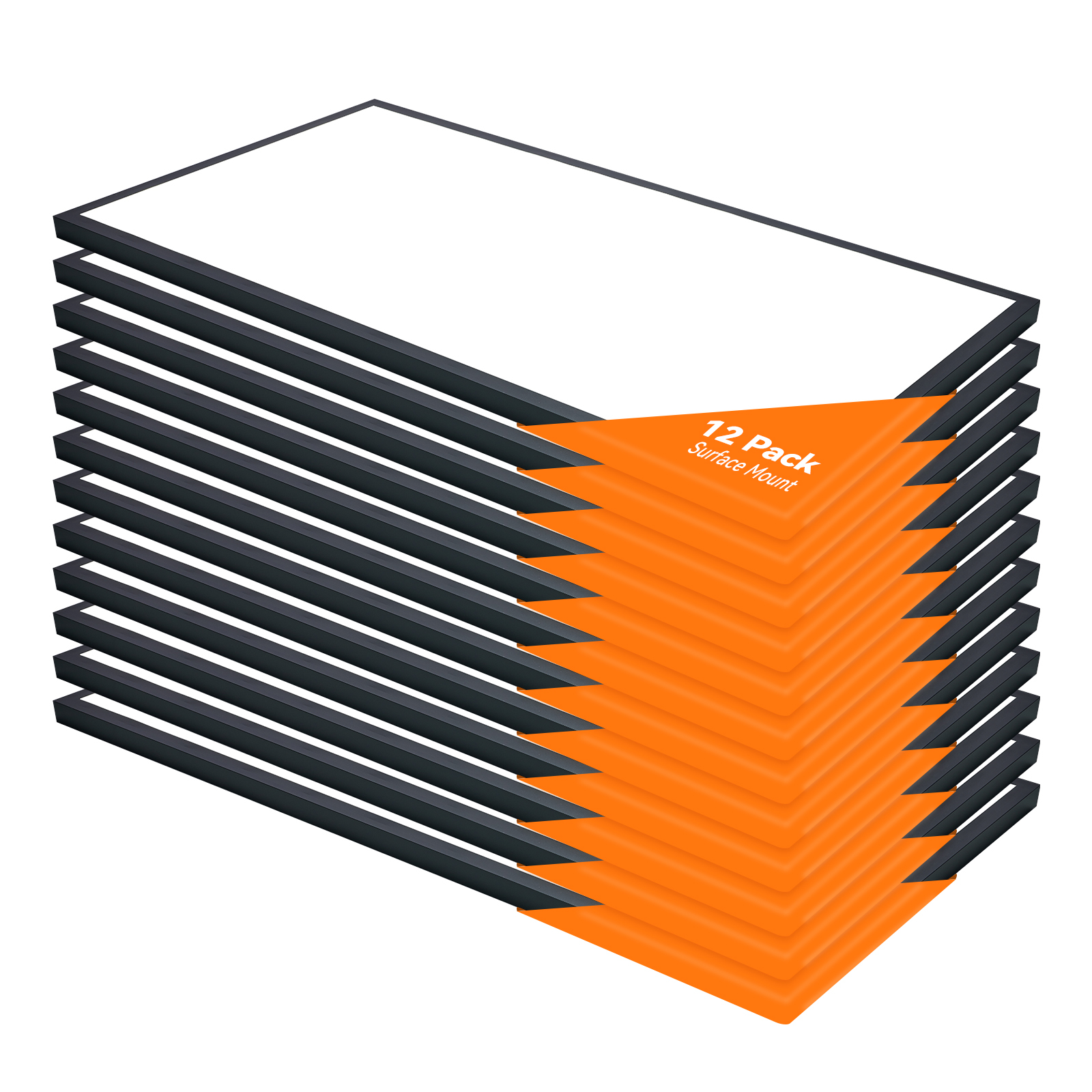 Factory Wholesale Price 2x4 LED Panel Light 50W Ultra-bright Surface Mount Slim Flat Ceiling Lamp 1200x600 Dimmable Office