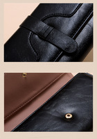 Dompet Wanita Lipat Tiga Modis, Bahan Kulit PU Berkualitas Tinggi, Tempat Kartu dengan Kantong Ponsel, Dompet Wanita Kasual untuk Penggunaan Sehari-hari