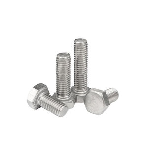 Vis hexagonale à filetage complet en acier inoxydable 304 DIN933, grade 6.8, M8, pour travaux d'ingénierie lourde - Product Image 1