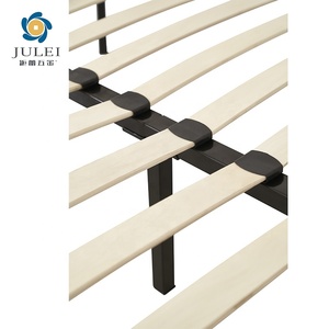 Matelas D'Occasion Design Moderne Pour Hotel Base A Lattes De Bois Cadre De Lit En Acier <span class=keywords><strong>Bon</strong></span> Marche En Meta - Product Image 2