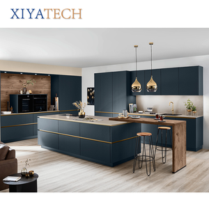 Xiyatech hiện đại phong cách Châu Âu Modular tủ bếp với Acrylic Countertop Trắng sơn mài kết thúc cho căn hộ - Product Image 3