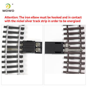HO 1:87 Scale Rail Power Connector Clip-<strong>on</strong> Design for DIY Railway Layout Sand <strong>Table</strong> Model - Product Image 4