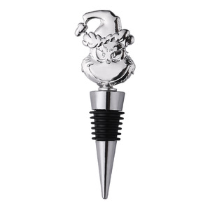 Christmas <b>Bottle</b> Stoppers Metal Wine Stopper Set Christmas Tree Pine Cone <b>Elf</b> Car Design Decorative Gift - Product Image 4