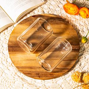 <span class=keywords><strong>Bicchieri</strong></span> in <span class=keywords><strong>Vetro</strong></span> Trasparente per Cocktail, Tumbler a Doppia Parete per Espresso e Caffè - Product Image 3