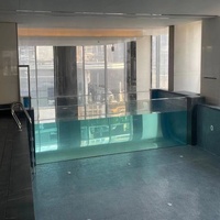 Panneaux muraux en acrylique Xinxunlin pour piscines extérieures