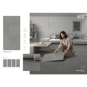 Cotton Almond Rustic Porcelain <b>Tiles</b> 600x1200mm Large Format Matte Finish for Modern Flooring Projects - Product Image 6