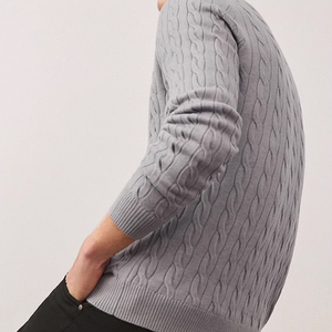 Maglione da Uomo Invernale in Lana a Coste, Traspirante, Vintage, Personalizzato, a Maniche Lunghe, con Motivo a Bandiera, Lavorato a Maglia, Stile Ugly - Product Image 4