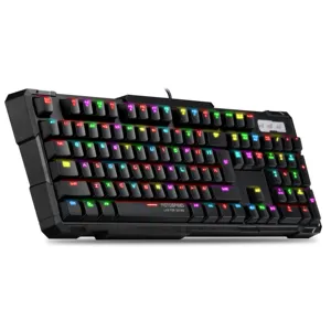 Material de PU e preto, branco, vermelho, verde, amarelo, azul, roxo, teclado de tablet de cor rosa