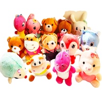 Peluche anti-stress réaliste en forme de chat bouclé, série Little Animal, personnalisable ODM, technique lavée