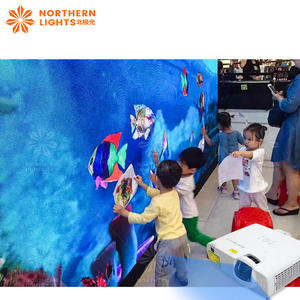 <span class=keywords><strong>Peinture</strong></span> étonnante Jeux muraux de projection interactive en 3D Simulateur de tirage immersif en AR Jeux interactifs d'intérieur pour les enfants - Product Image 1