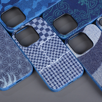 Étui de protection fin et respirant en jean pour iPhone 17 16 15 14 13 12 Pro Max