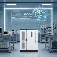 Sistema de Baterías de Almacenamiento de Energía C&I Todo en Uno Enfriado por Líquido Inedge Power Renewable Solar Bess LFP 314Ah 100kW/200kWh/125kW 261kWh