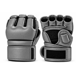 ถุงมือ MMA ครึ่งนิ้ว สำหรับผู้ใหญ่ คุณภาพพรีเมียม สำหรับฝึกซ้อม มวยไทย มวยสากล ชกต่อย สำหรับผู้ชายและผู้หญิง - Product Image 1