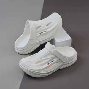 รองเท้าแตะผู้ชาย Beiyang สำหรับฤดูร้อน แบบสวมใส่กลางแจ้ง กันลื่น พื้นหนา EVA ปิดนิ้วเท้า รองเท้ากีฬา รองเท้าขับรถ ส้นกลาง 2-3 ซม. - Product Image 4