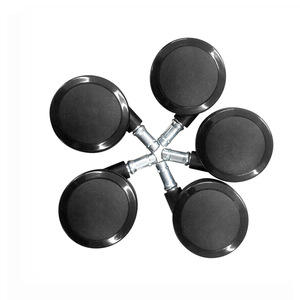 Rodas das das partes do cadeira do escritório <span class=keywords><strong>60mm</strong></span>, acessórios soltos da cadeira do escritório - Product Image 2