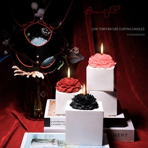<span class=keywords><strong>Bougie</strong></span> sexuelle en cire de soja à la fleur de pivoine érotique <span class=keywords><strong>BDSM</strong></span>, <span class=keywords><strong>bougie</strong></span> de flirt à basse température pour couples, jeu SM pour adultes, bougies de massage - Product Image 5