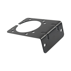 Support en acier métallique pour prise de remorque 7 broches, plaque de montage pour camion, surface peinte d'un seul côté - Product Image 4