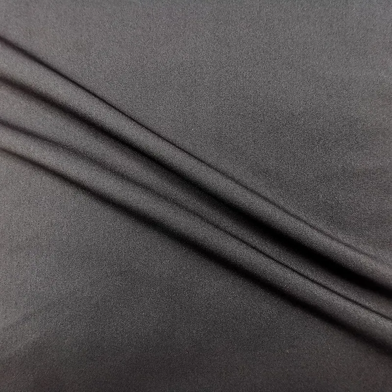 Wasserdichter Stoff 2/1 75D * 75D 92% Polyester 8% Spandex Twill Schwarzes Kleid 100% Polyester gewebtes Futter Kleidungs stück Sofa Anzug Vorhang