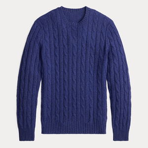 Minimalist <strong>Men's</strong> Crew <strong>Neck</strong> Sweater Custom Solid Color Premium Cotton Knitwear Custom Private Label Pullover <strong>Jumper</strong> for <strong>Men</strong> - Product Image 1