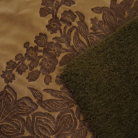 Tissu d'ameublement jacquard floral vintage, textile de luxe pour canapé, rideau et décoration intérieure