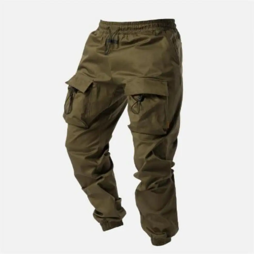Pantalones reflectantes cargo para hombre, Pantalón corto con logotipo personalizado, de tela, con bolsillo, informal, de verano, gran oferta