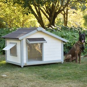 Casa de perro grande de madera con aislamiento moderno, fabricantes de Casa de perro de lujo para interiores y exteriores - Product Image 5