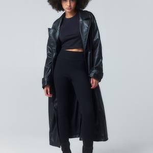 Medias de gimnasio personalizadas 100% algodón para mujer, pantalones de chándal ajustados Unisex con bolsillo lateral, pantalones para correr en blanco, pantalones para correr unisex sólidos - Product Image 2