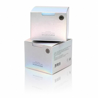 Boîte cadeau de luxe imprimée holographique à rabat, en papier couché spécial, pour crème visage et produits cosmétiques
