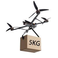Drone FPV 10 pouces à charge utile lourde, VTX 5.8G 3W, caméra servo, distance de vol 10km, F405 BL32 4IN1 6S 60A