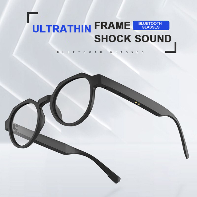 Wireless Bone Conduction Smart Glasses Sports Phone Call Music Audio Smart Glasses with Headset