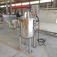 Agitateur mélangeur en acier inoxydable avec pompe et moteur ABB pour produits cosmétiques, liquide vaisselle, détergent, commande électrique haute performance