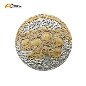 Bonne <span class=keywords><strong>chance</strong></span> têtes queues Vintage Hobo argent planté pièce défi pièce expédition rapide - Product Image 2