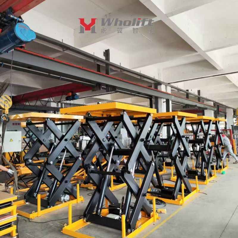 Customized Stationary Lift Table Durable Steel