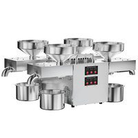 4 Kop Automatische Schroef Olie Persmachine Pinda Olie Sesamolie Amandel Kleine Multifunctionele 220V 110V