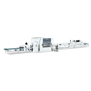 Linea di telaio della porta in legno verniciato a spruzzo porta di legno bordo Sparaing colorazione cornice per mobili parti in legno macchina per la lavorazione del legno - Product Image 1
