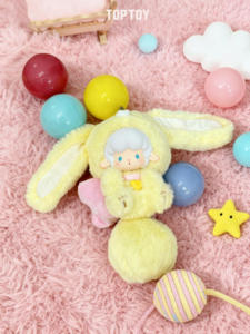 Lot de 4 boîtes – TOP TOY Juanjuanyang – Série Big Tails Animal Buddies – Pendentifs en peluche – Boîte mystère de collection pour jouets et cadeaux pour enfants - Product Image 3