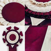 Rubans en satin polyester personnalisés de haute qualité à une face pour les récompenses et les badges Décorations sur le thème des chevaux