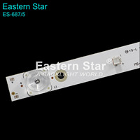 Bande de rétroéclairage LED TV LE-8822A ES-687 YS-L E469119 94V-0 55Q6 MS-L1649 V2 10 pièces/ensemble 5LEDS