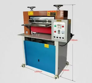 Гидравлический пресс для кожи, горячий роликовый каландр, пресс для горячей обработки, машина для тиснения и полировки кожи - Product Image 2