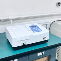 Tungsten Deuterium Lamp Single Beam 1200UV Vis Spectrophotometer Laboratory Bench Top Spectrometer