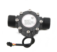 Sensor de Flujo de Agua para Turbinas PKYDrip, Rosca Macho de 1-1/2'', Salida de Pulso, Medidor de Flujo para Sistemas de Riego en Granjas e Invernaderos