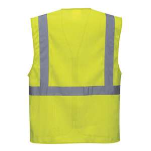 PORTWEST - C376YERM Athens Meshair Executive chaleco amarillo-EAN 5036108285686 ROPA DE TRABAJO DE 2017 - Product Image 2