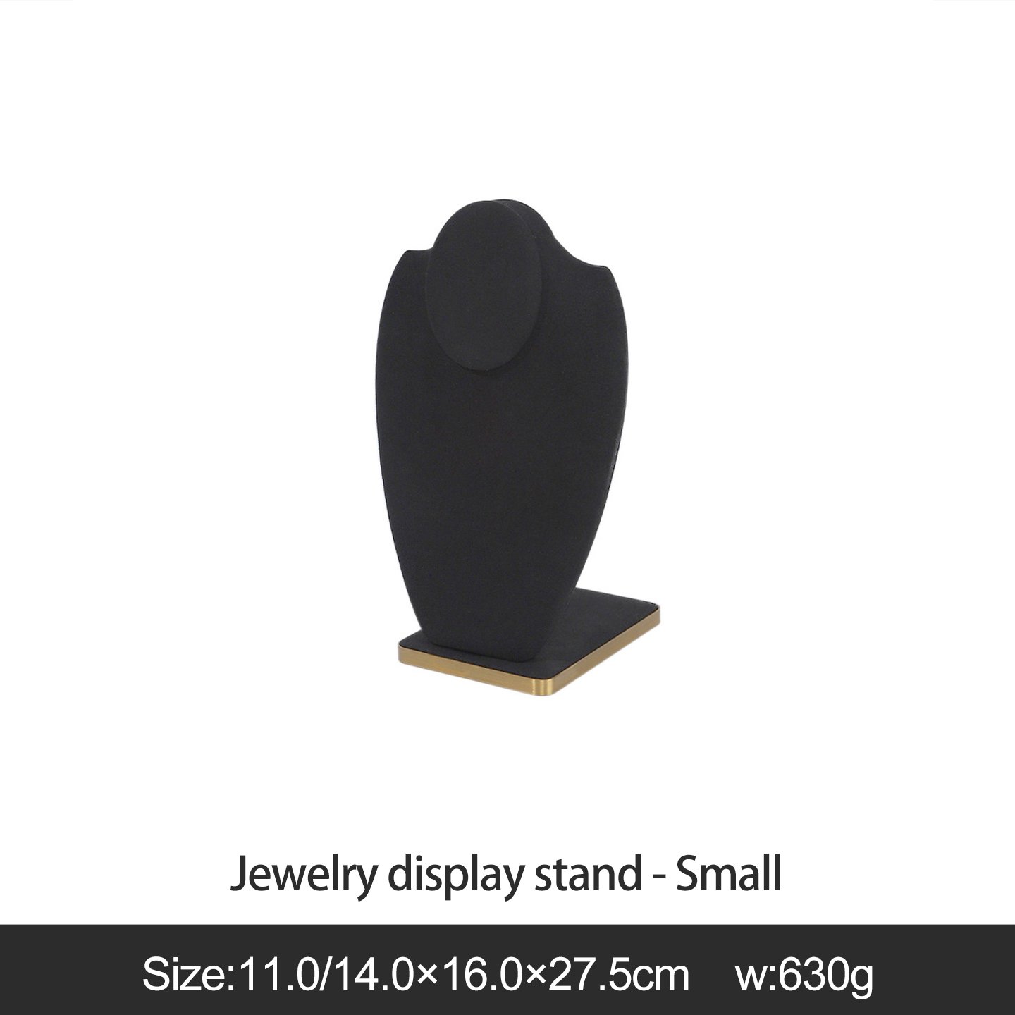 Black jewelry display stand-small