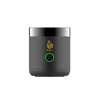 Diffuseur d'arômes intelligent rechargeable USB pour charbon de Bakhoor et bois d'encens, brûleur d'encens Oud arabe avec garantie d'un an