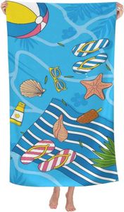 Toalla de Playa de Algodón con Impresión Digital Personalizada de Gran Tamaño en Oferta - Product Image 3