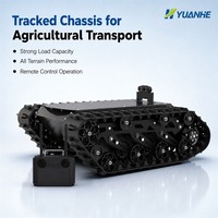 Platform Robot Listrik Segala Medan Ringan UGV Sasis Robot Bergerak Antarmuka Terbuka untuk Inspeksi, Penelitian, dan Pendidikan